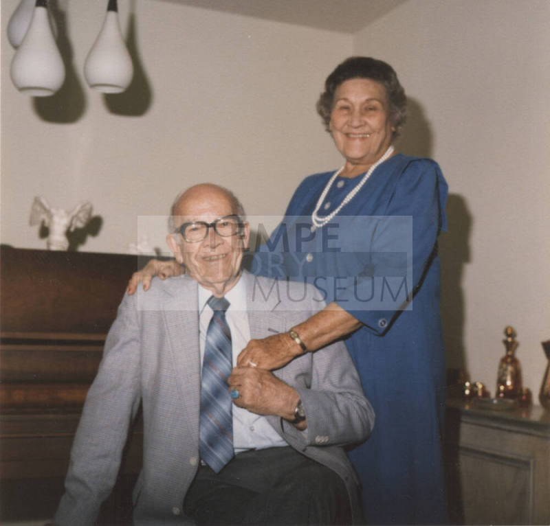 Howard Pyle and Wife at 80th Birthday Party