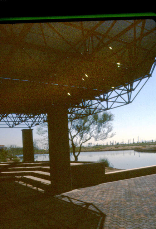 Ramada and Lake at Arizona State University Research Park