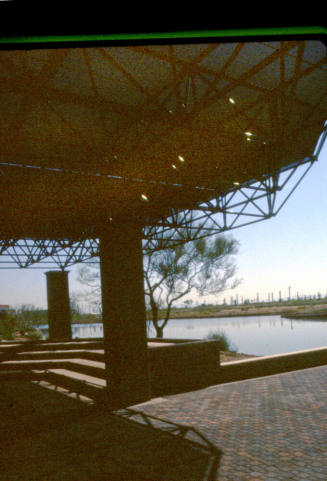 Ramada and Lake at Arizona State University Research Park