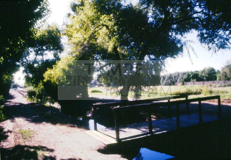 Mill Avenue area - Canal Bank with foot bridge