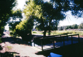 Mill Avenue area - Canal Bank with foot bridge