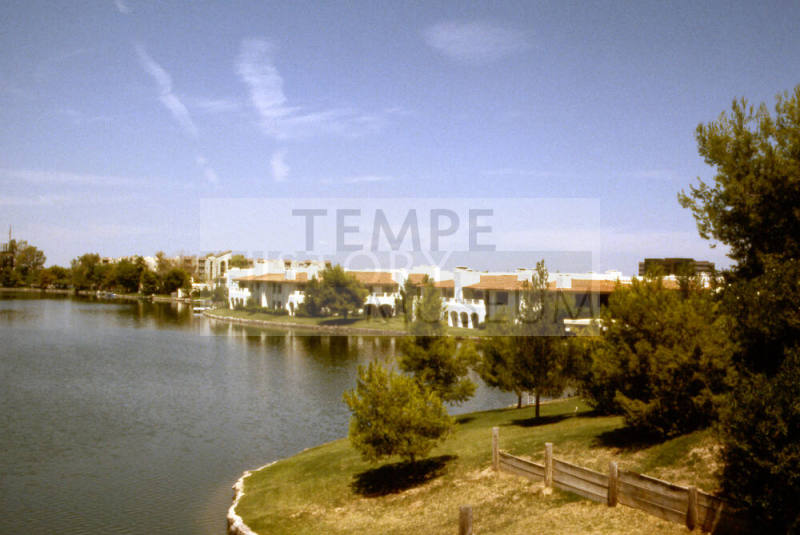 5501 S. Lakeshore Dr. - The Lake and Apartment Buildings