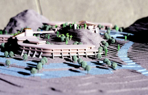 The Buttes scale model