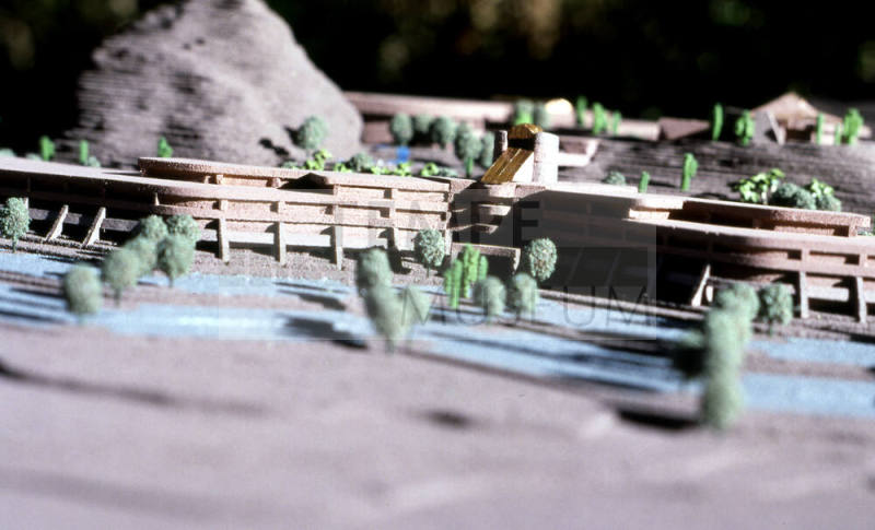 The Buttes scale model.