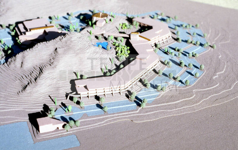The Buttes scale model.