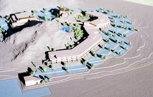 The Buttes scale model.