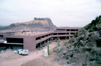 The construction of The Buttes
