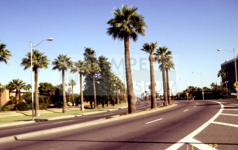 Mill Avenue Curve into Apache Boulevard - 222 E Apache Boulevard