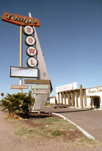 1100 E. Apache Blvd., Tempe Bowl sign