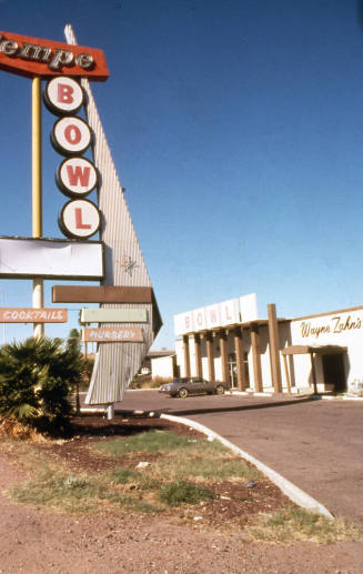 1100 E. Apache Blvd., Tempe Bowl sign