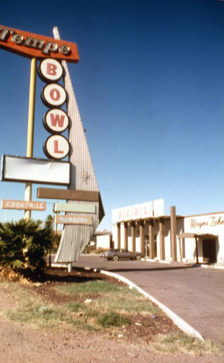 1100 E. Apache Blvd., Tempe Bowl sign