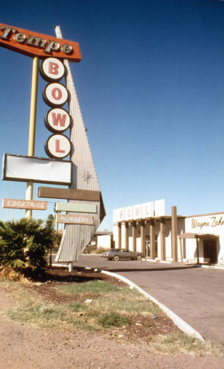1100 E. Apache Blvd., Tempe Bowl sign