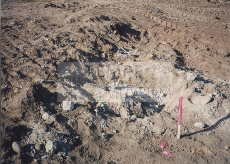Existing Tower Foundation and Stake Out