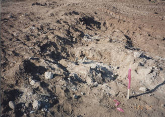 Existing Tower Foundation and Stake Out