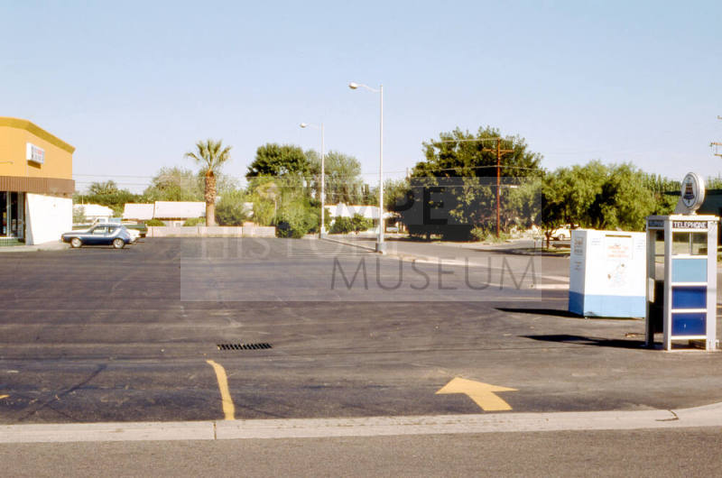 1328 E. Apache Blvd., Bayless center parking lot
