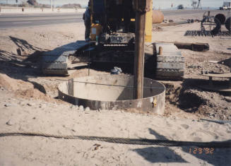 Coring Rock Socket at Pier #1