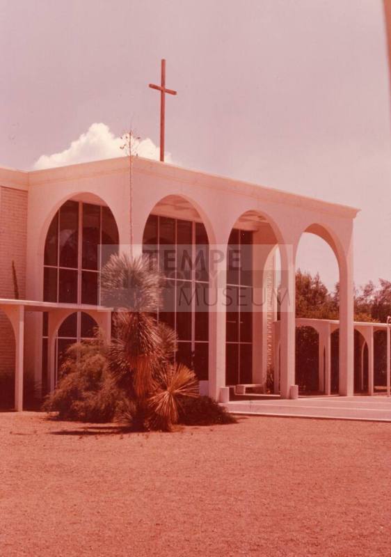 Entry to St. Barnabas in the Desert Episcopal Church, 1961