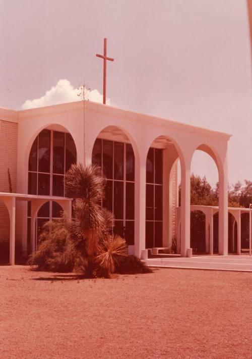 Entry to St. Barnabas in the Desert Episcopal Church, 1961