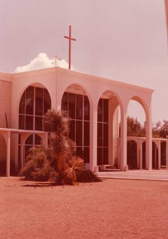 Entry to St. Barnabas in the Desert Episcopal Church, 1961
