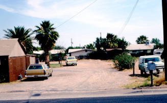 Big Brown Jug Tavern's empty lot, 2020 E. Apache