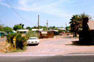 Big Brown Jug Tavern's empty lot, 2020 E. Apache