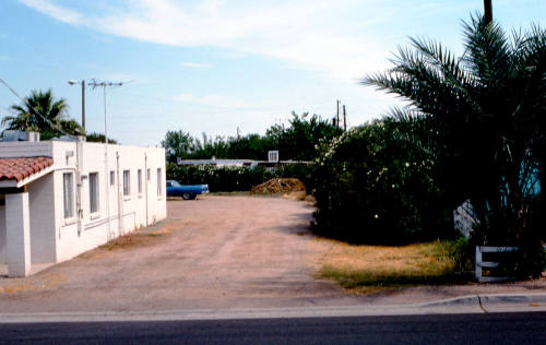 Tempe Palms Apartments alley, 2030 E. Apache