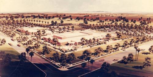 Aerial, Tempe Library, 1970