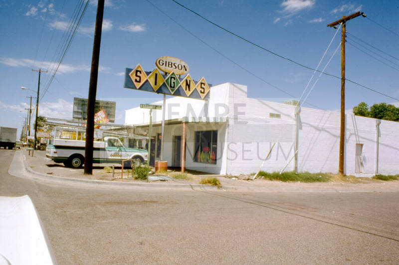 Gibson Signs - 2424 E. Apache corner of E. Lebanon
