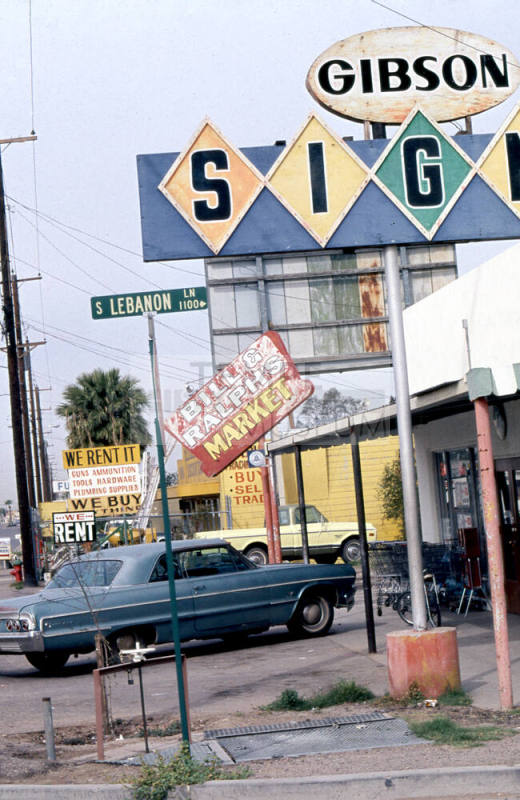 Gibson Signs - 2424 E. Apache corner of E. Lebanon