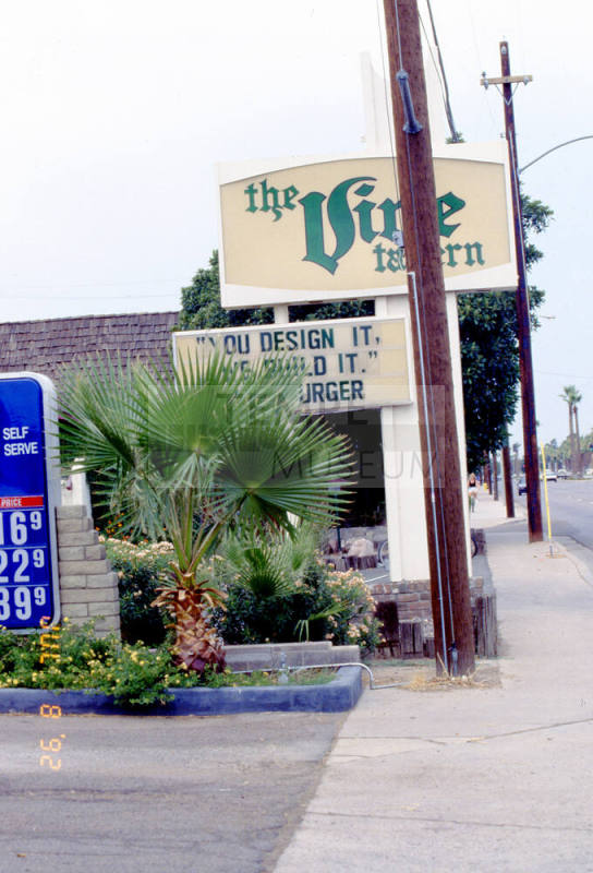 Vine Tavern Sign, 801 E. Apache
