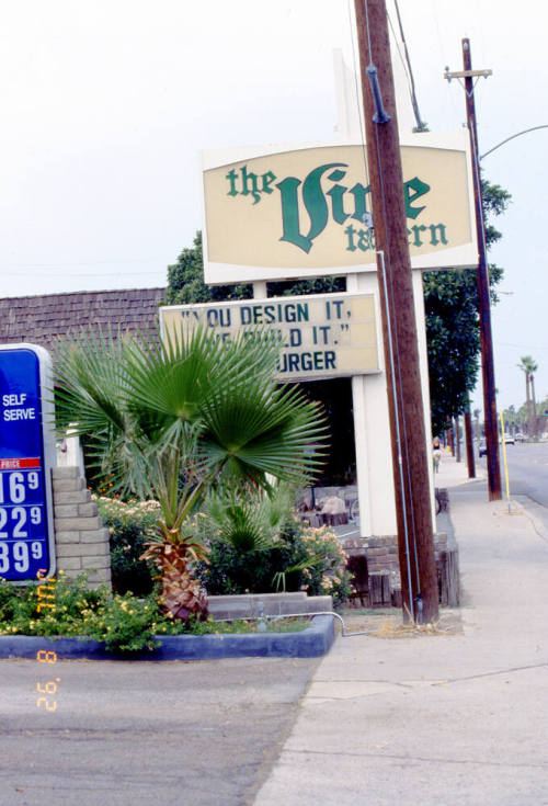Vine Tavern Sign, 801 E. Apache