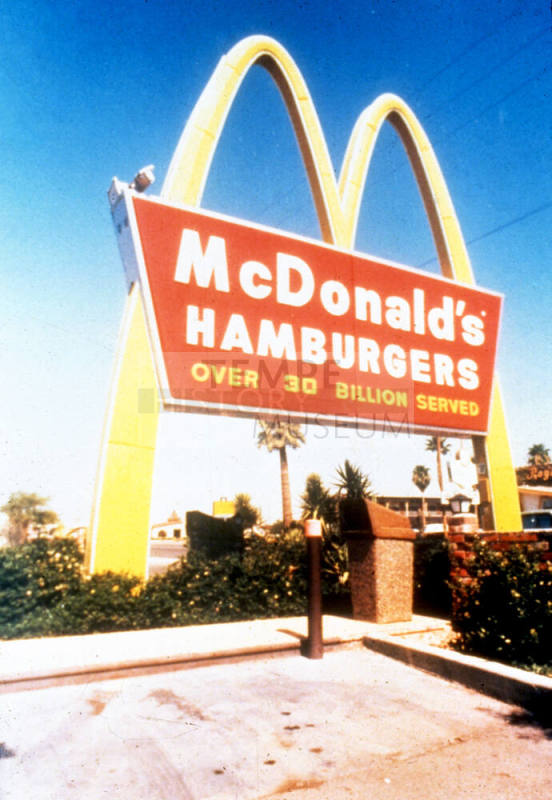 McDonald's Restaurant Sign, 1023 E. Apache