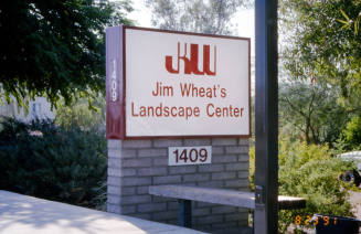 Jim Wheat's Landscape Center Sign, 1409 E. Apache