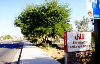 Jim Wheat's Landscape Center Sign, 1409 E. Apache