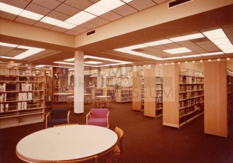Tempe Library Interior Shelves