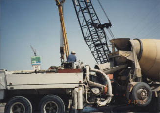 Concrete Pour D/S at Pier #1 (W)