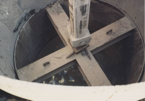 Concrete Pour D/S at Pier #1 (W)