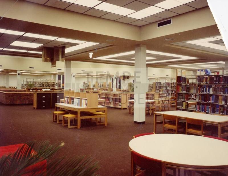 Tempe Library, Shelves Filled