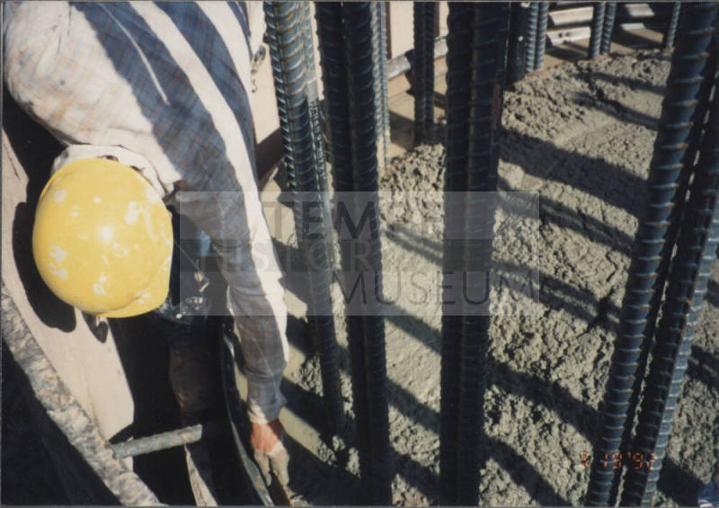Concrete Pour D/S at Pier #1 (W)