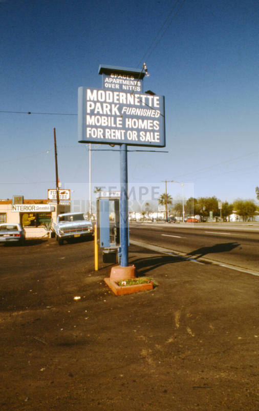 Modernette Trailer Court, 1707 E. Apache
