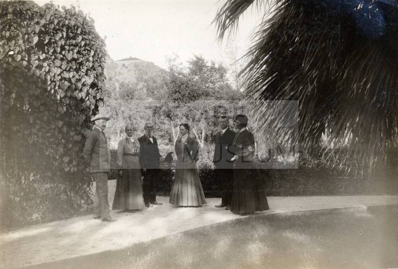 Vera Etta Johnson's Grandparents, Family, and Minister, at 6th Street Home