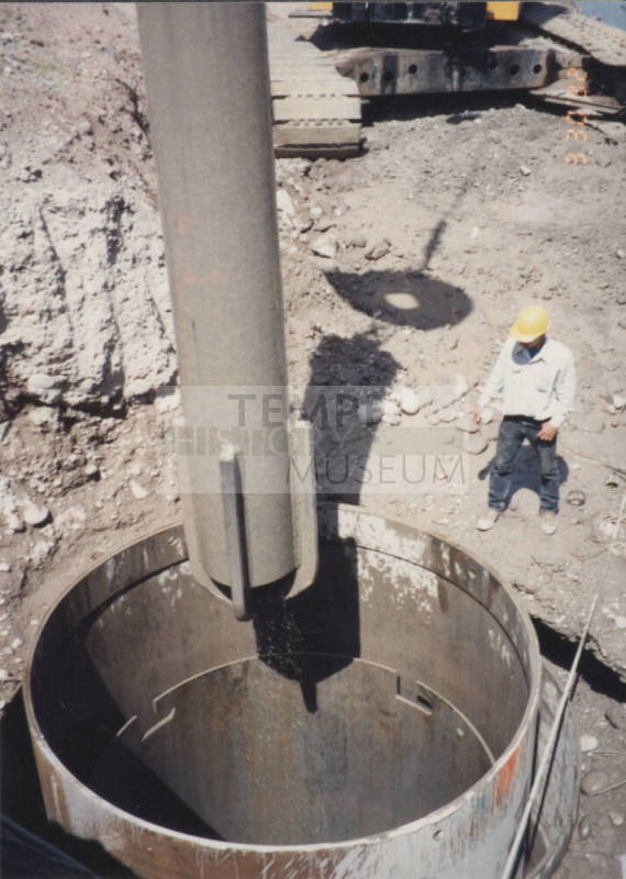 Pier 2 D/S Excavation (Drop Ram)