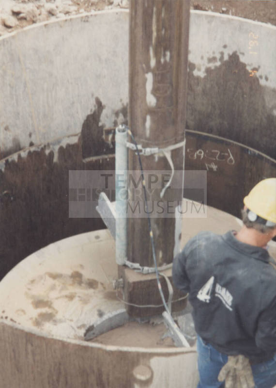 Drilling Rock Socket Pier #2 - 8.5' Core Bucket