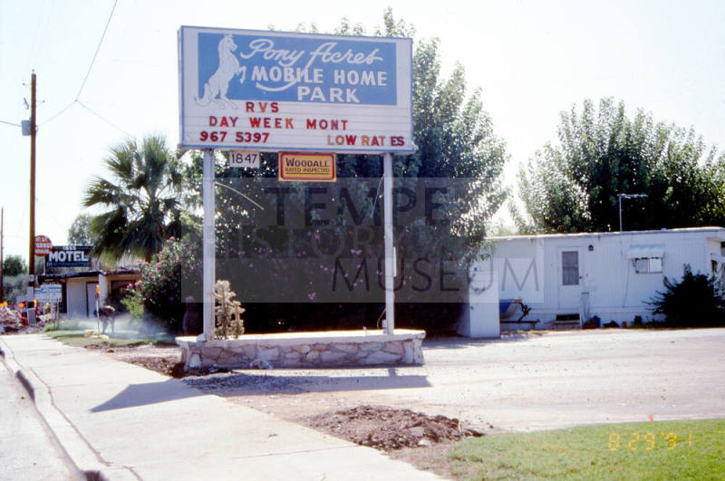 Pony Acres Mobile Home Park, 1847 E. Apache