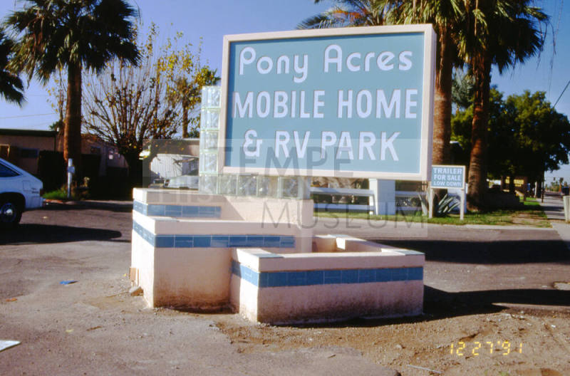 Pony Acres Mobile Home and RV Park, 1847 E. Apache
