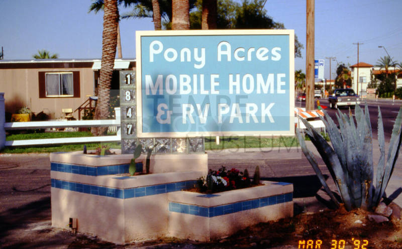 Pony Acres Mobile Home and RV Park, 1847 E. Apache