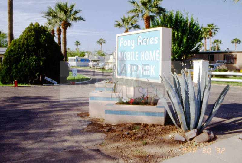 Pony Acres Mobile Home and RV Park, 1847 E. Apache