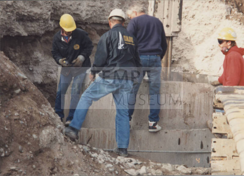 Drilling Rock Socket Pier #2 - 8.5' Core Bucket