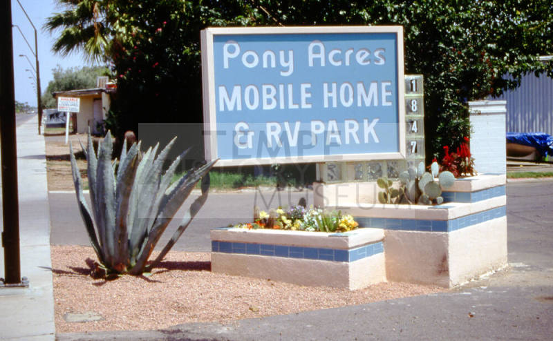 Pony Acres Mobile Home and RV Park, 1847 E. Apache