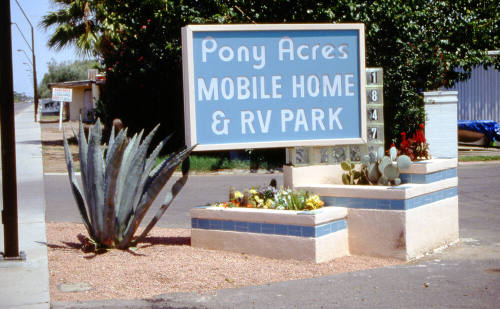 Pony Acres Mobile Home and RV Park, 1847 E. Apache